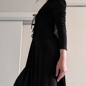 Vintage Armani Little Black Dress Knee length 8